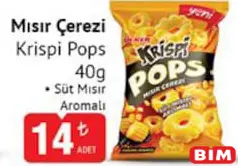 ÜLKER KRİSPİ POPS MISIR ÇEREZİ 40 G